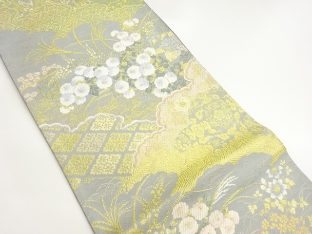JAPANESE FUKURO OBI / WOVEN CLASSICAL PATTERN